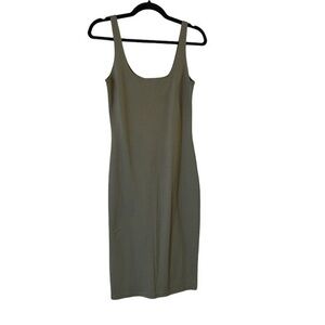COTTON ON Sage Green Scoop Neck Knit Tank Dress
